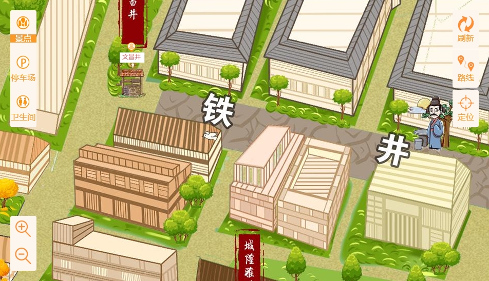 阆中智慧景区：手绘地图与语音导览的完美融合