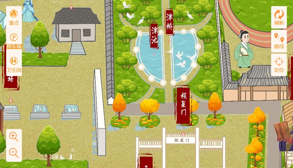 阆中手绘地图景区语音讲解导览系统：智慧景区建设的基石